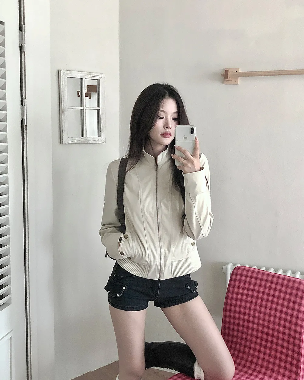반바지 모델 착용 이미지-S2L91