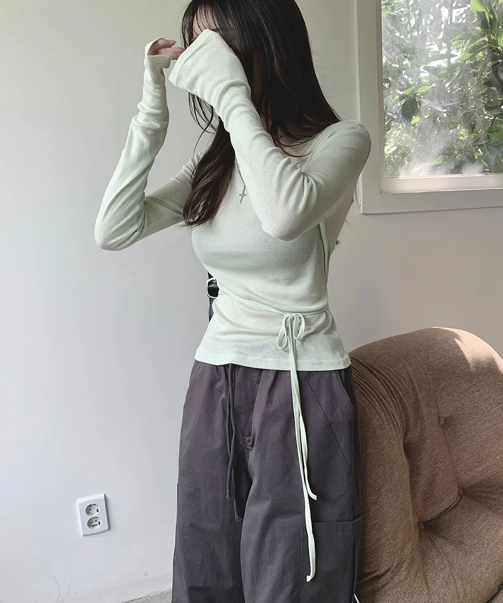 긴팔 티셔츠 모델 착용 이미지-S2L21