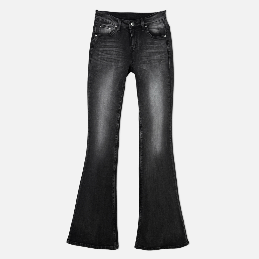 ウォッシングローライズブーツカットデニムパンツ | レディース