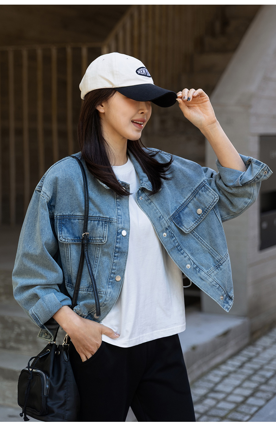 ボタンカラー長袖ジャケット | レディースファッション通販 - DHOLIC