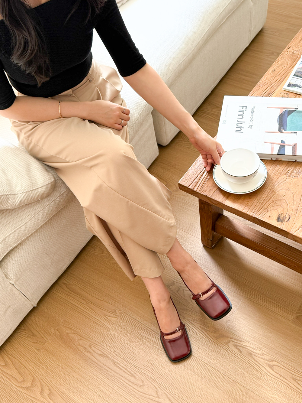 スクエアトゥバックルパンプス | レディースファッション通販 - DHOLIC