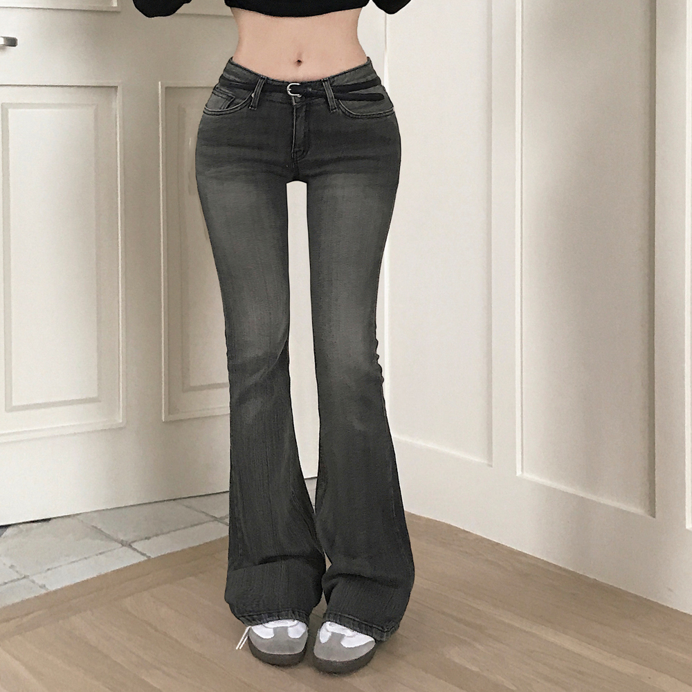 ウォッシングローライズビンテージブーツカットデニムパンツ