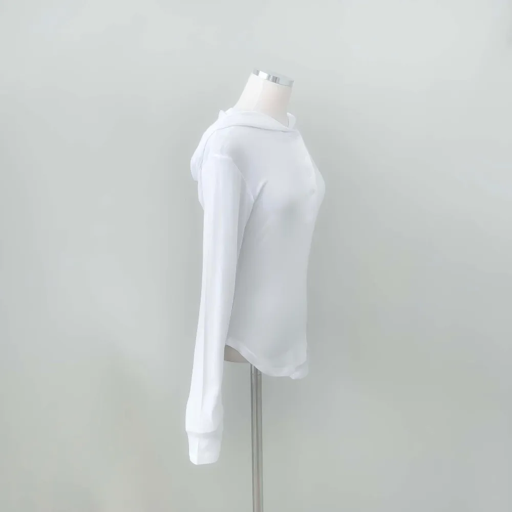 긴팔 티셔츠 화이트 색상 이미지-S1L25