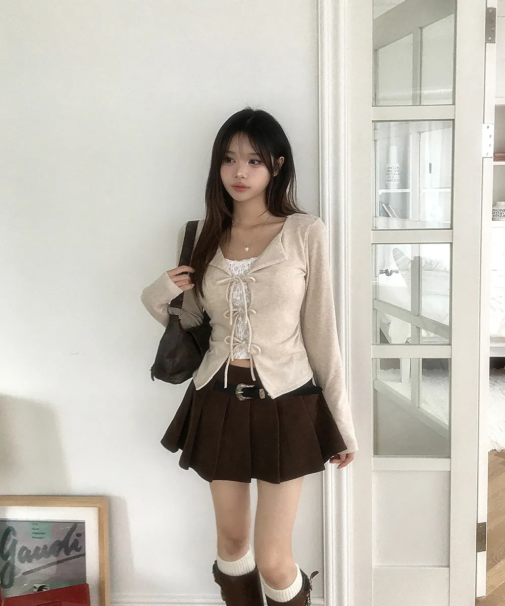 카디건 모델 착용 이미지-S3L26