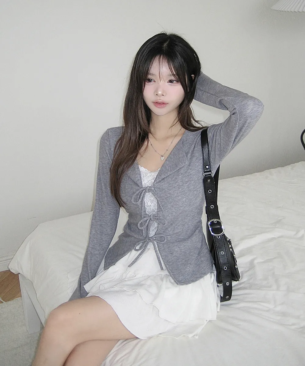 카디건 모델 착용 이미지-S3L28