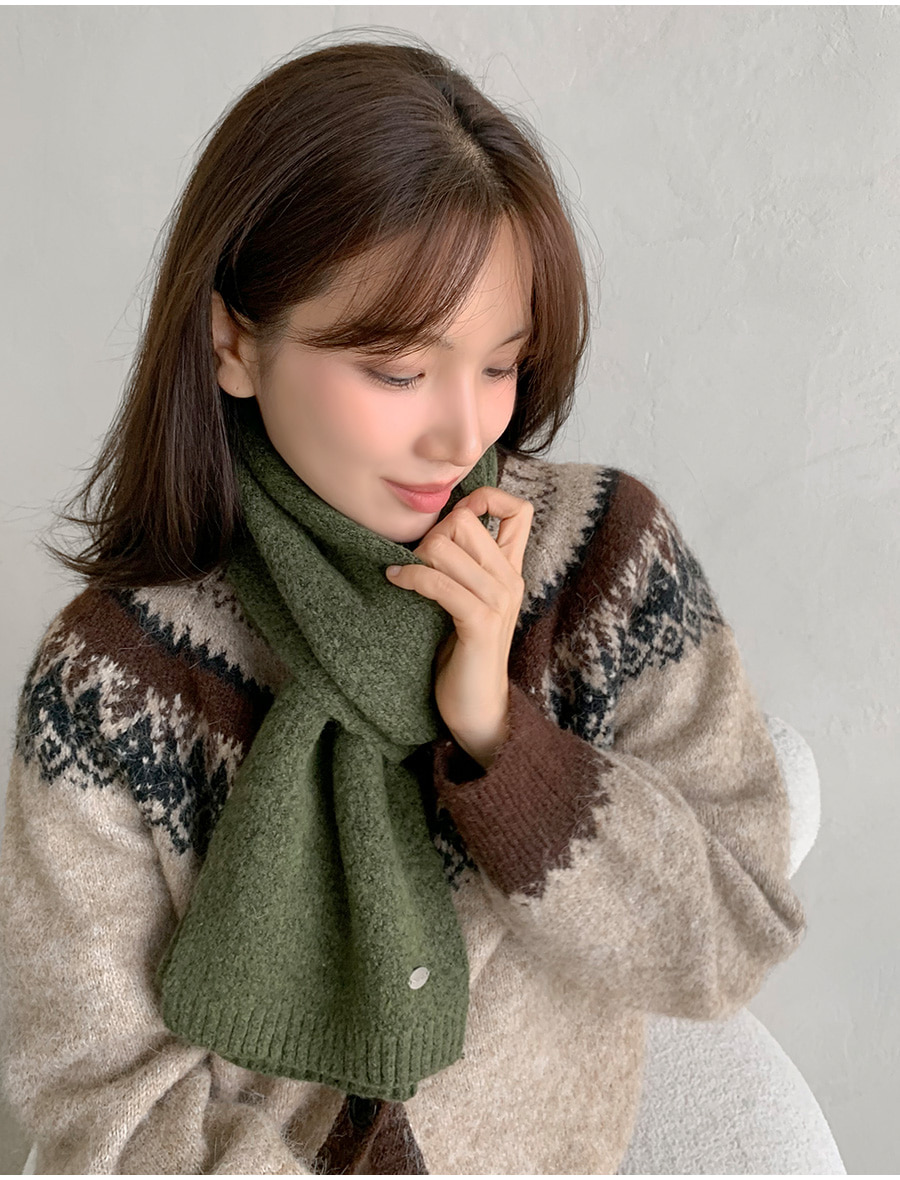 ウール混ベーシックマフラー | レディースファッション通販 - DHOLIC