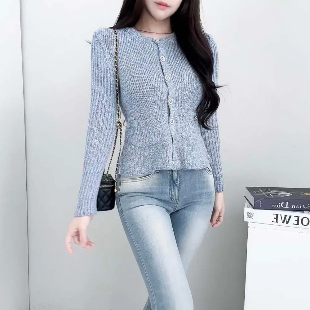 카디건 모델 착용 이미지-S1L33