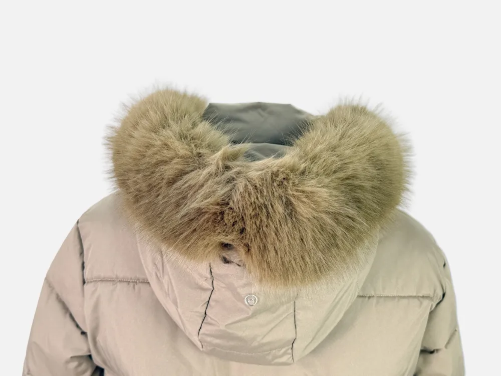 패딩 카멜 색상 이미지-S1L36