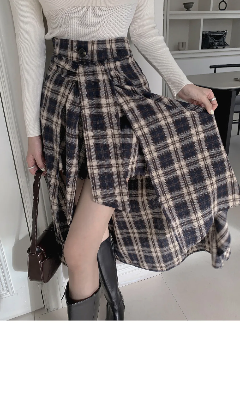 긴팔 티셔츠 모델 착용 이미지-S3L13