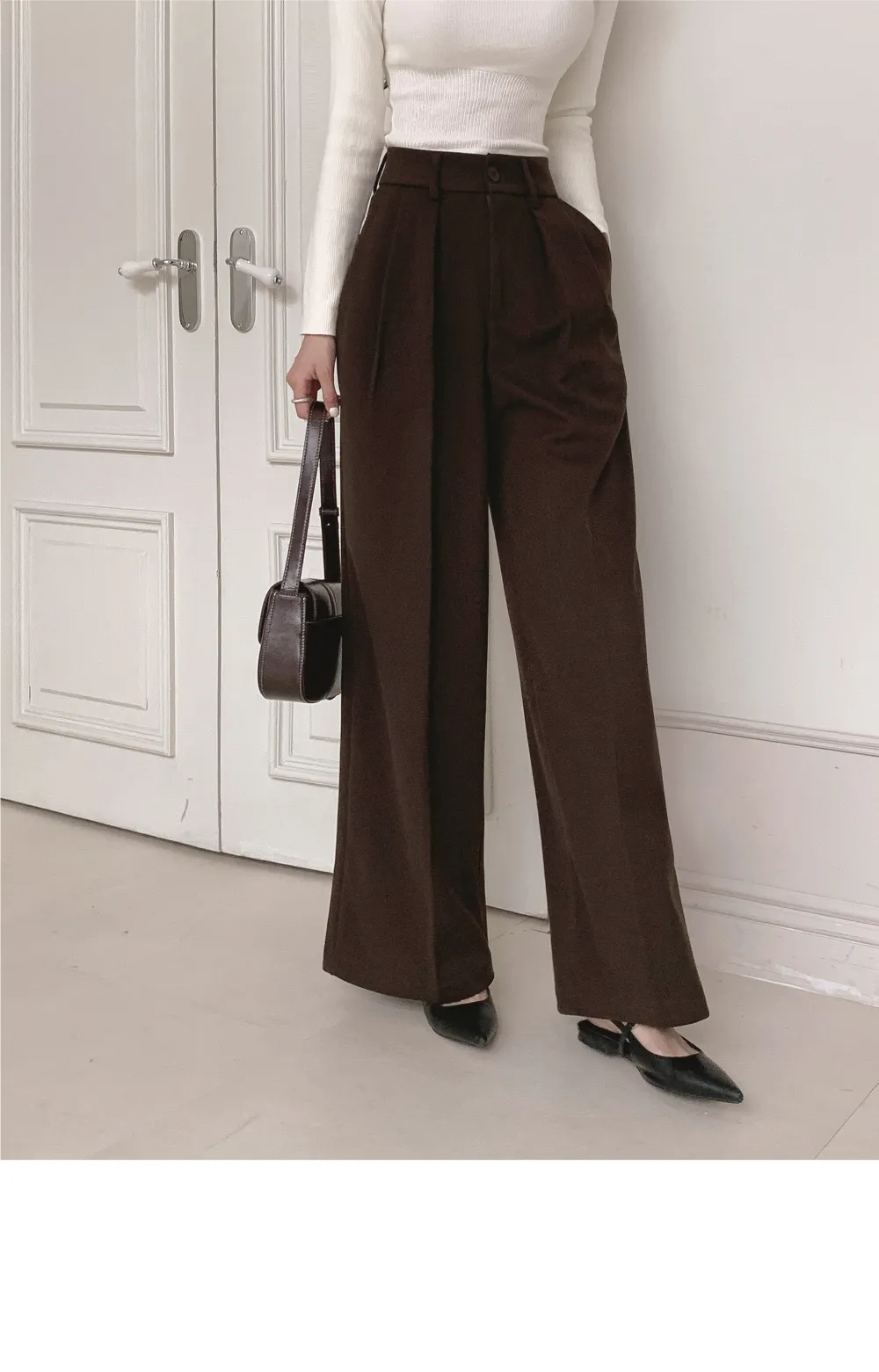 긴팔 티셔츠 모델 착용 이미지-S1L46