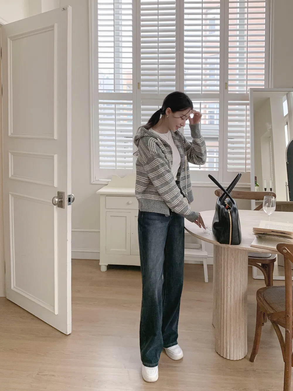 재킷 모델 착용 이미지-S1L41