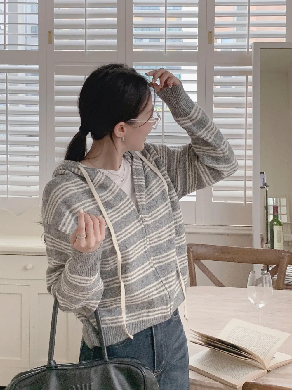 재킷 모델 착용 이미지-S1L52