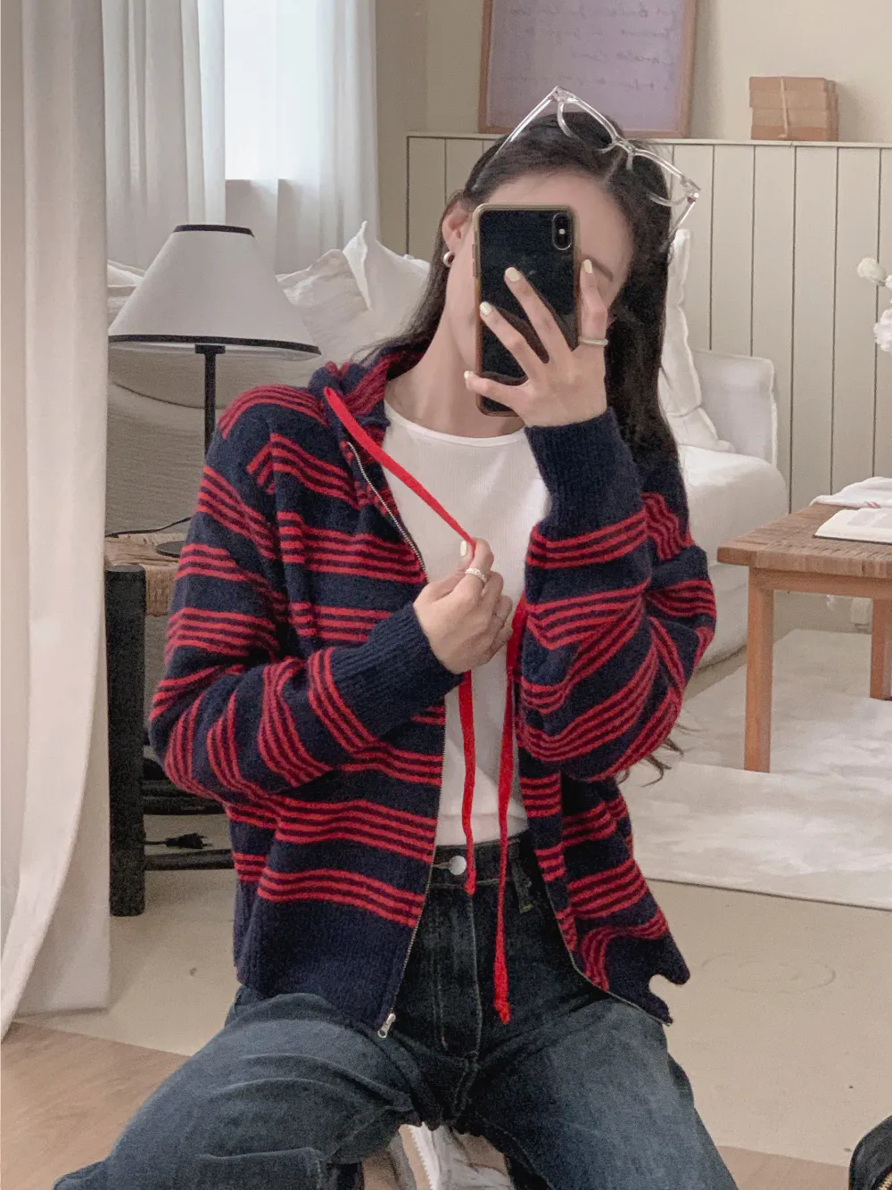 재킷 모델 착용 이미지-S1L48