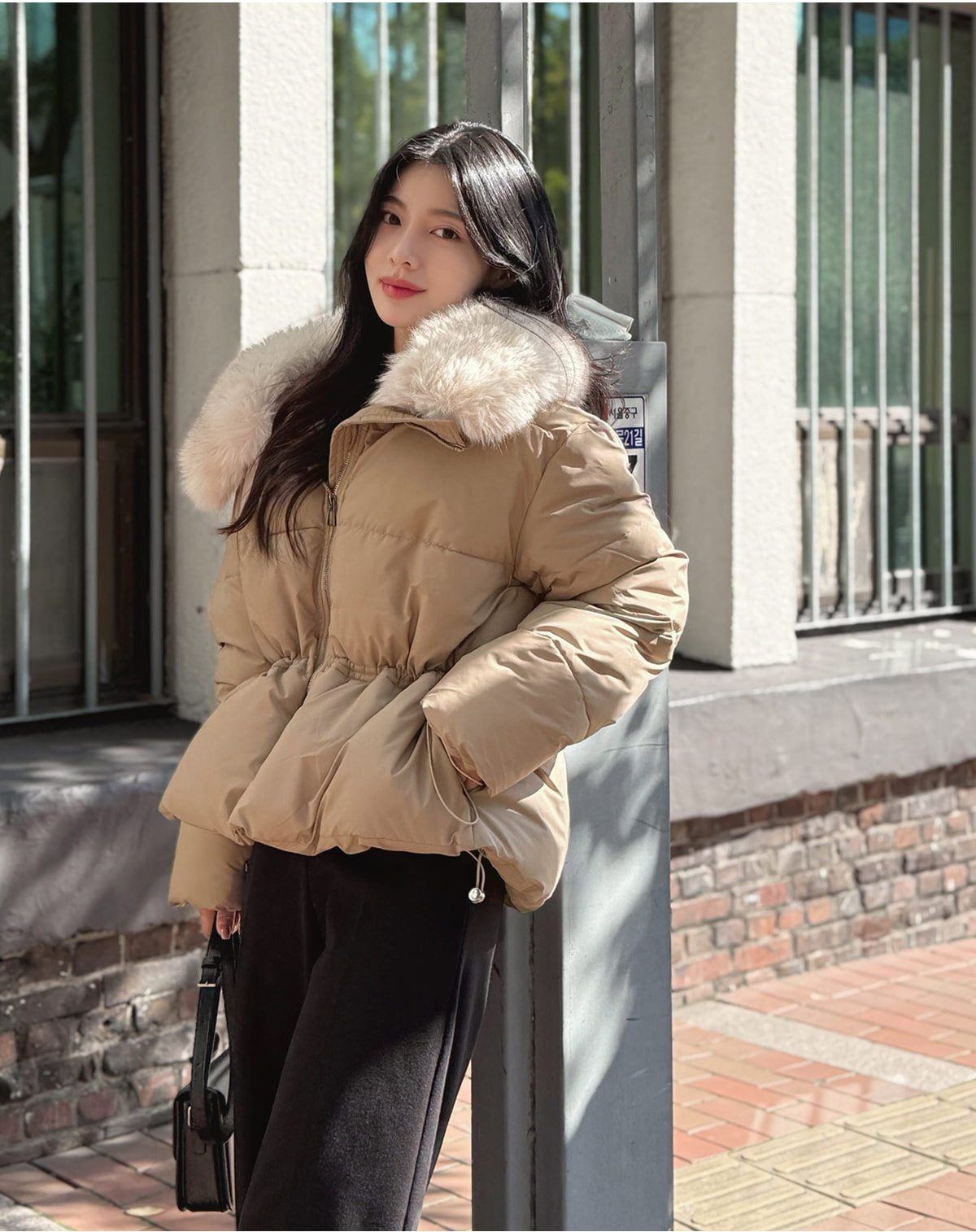 ファーセットウェルロンジップアップドローストリングポケット長袖