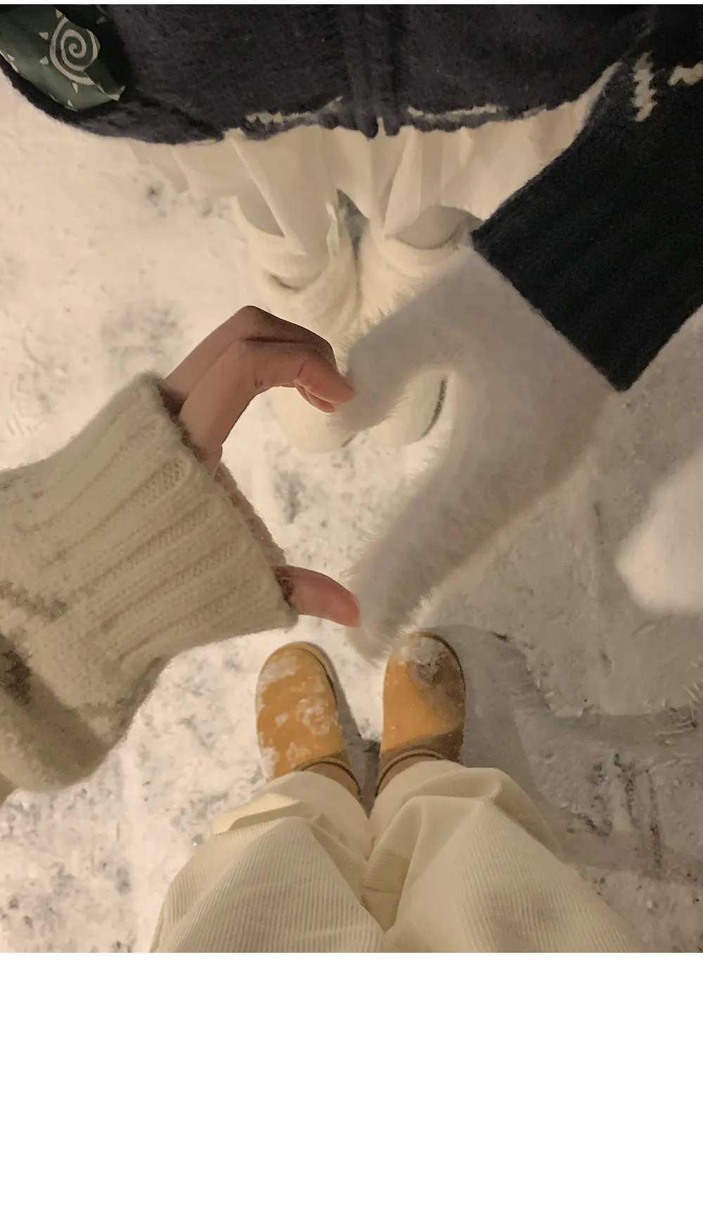 로이젤 코듀로이 기모 밴딩 와이드팬츠