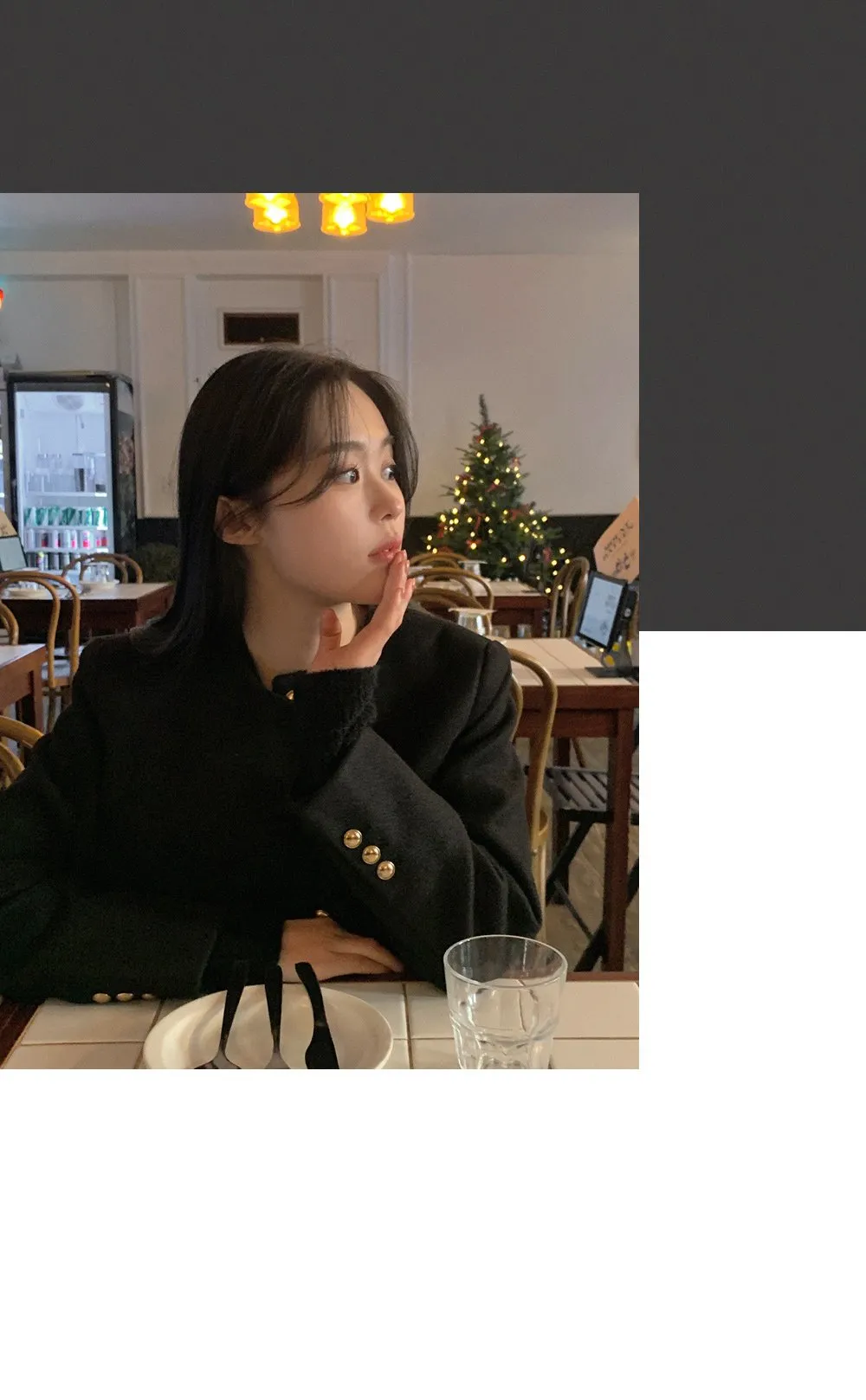 로이젤 코듀로이 기모 밴딩 와이드팬츠