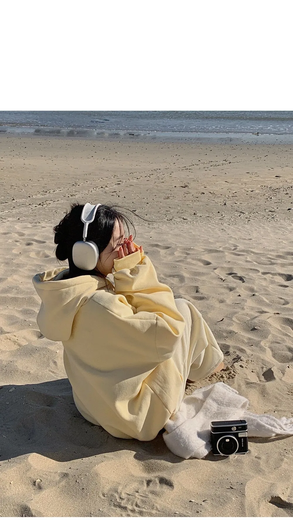 로이젤 코듀로이 기모 밴딩 와이드팬츠