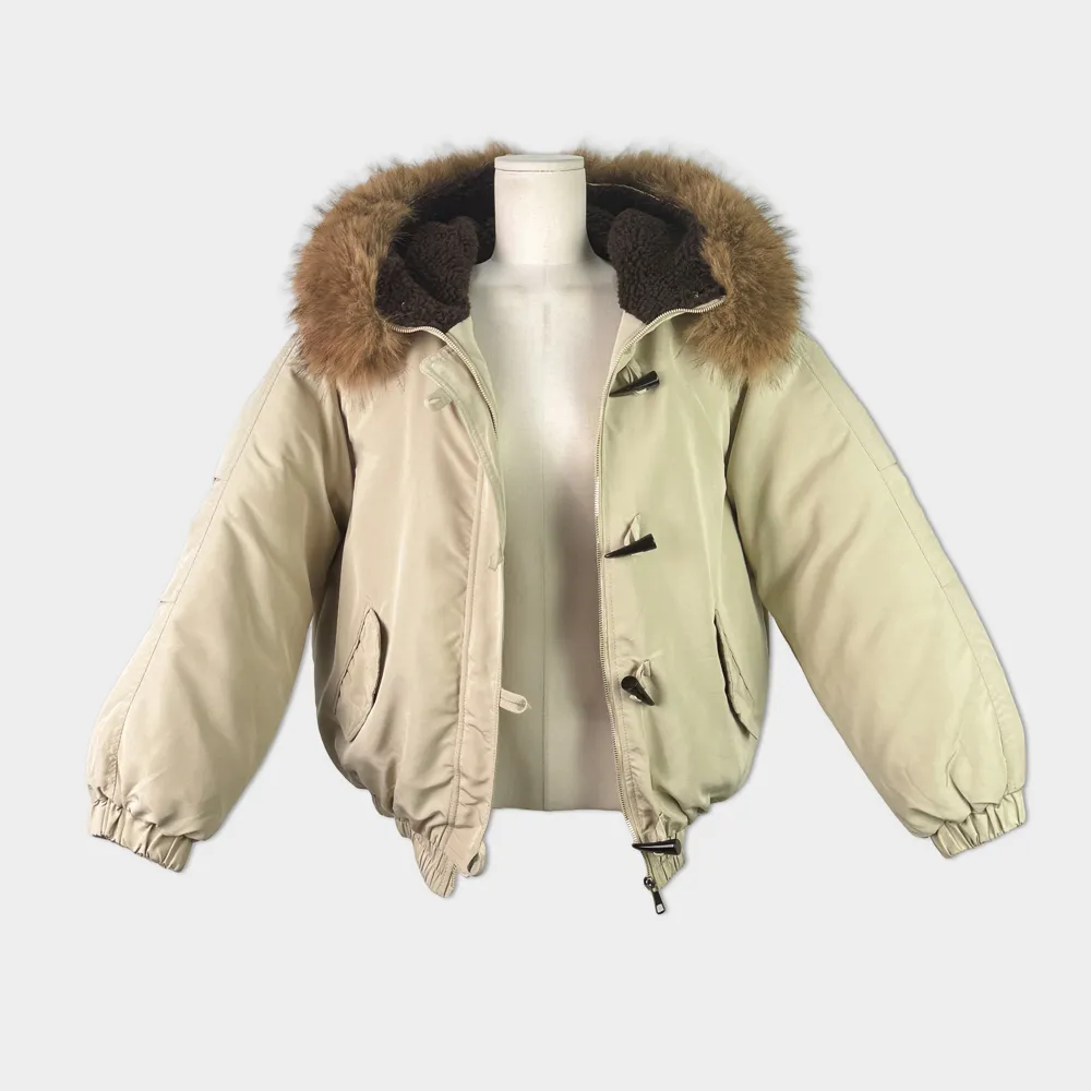 패딩 아이보리 색상 이미지-S1L126