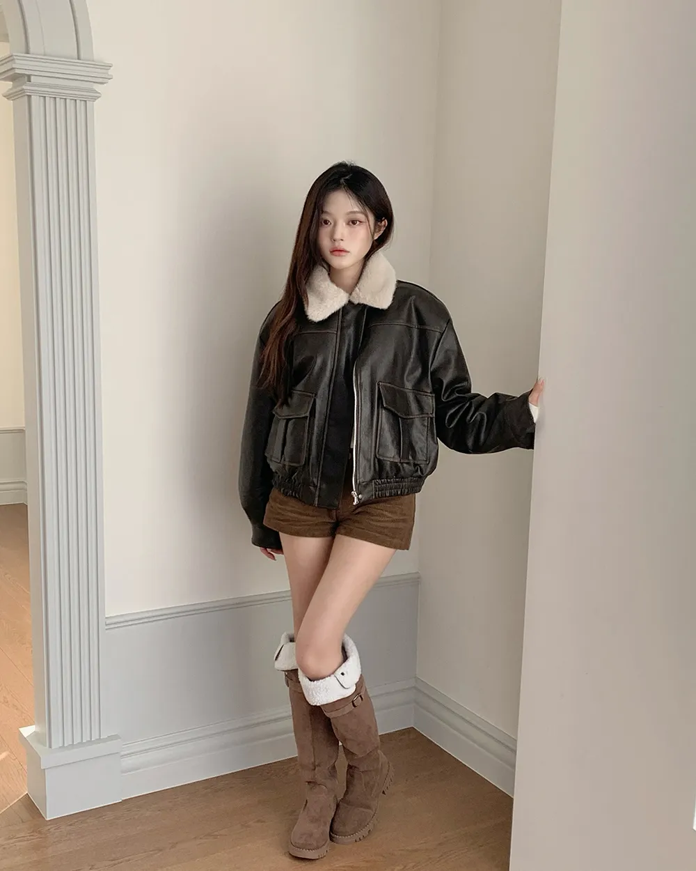 반바지 모델 착용 이미지-S2L27