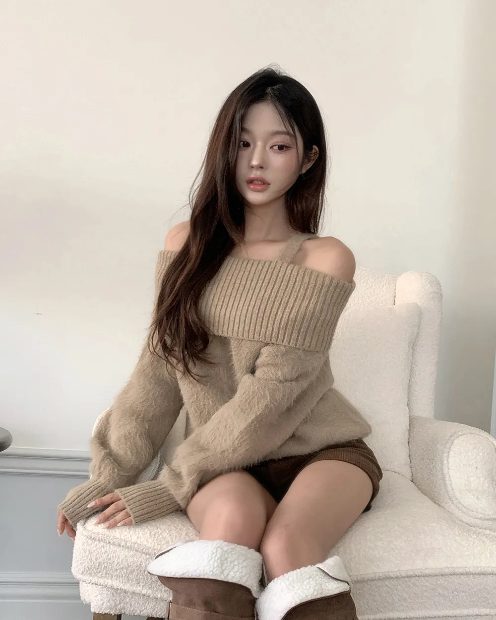 반바지 모델 착용 이미지-S2L14