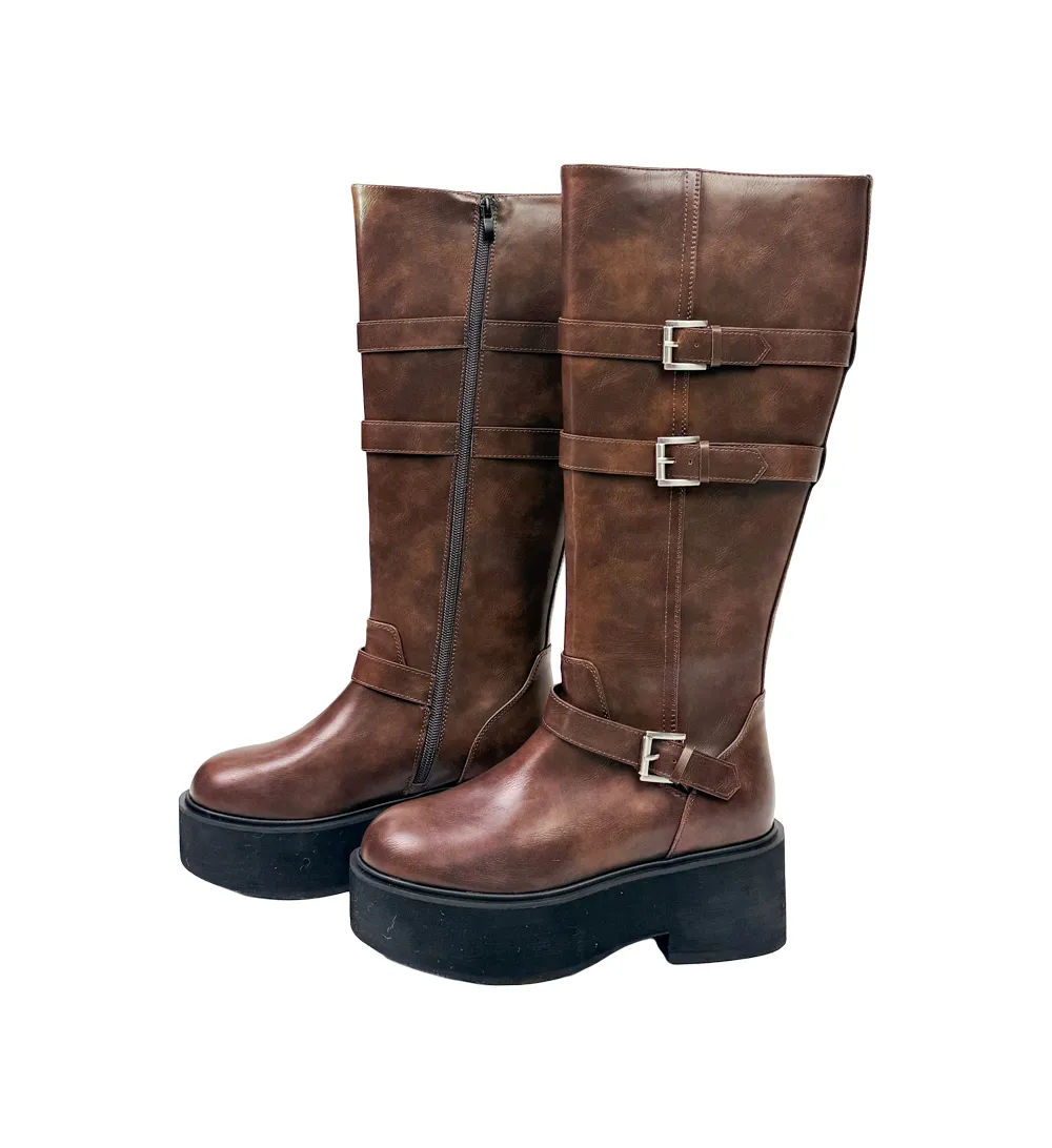 신발 브라운 색상 이미지-S1L16