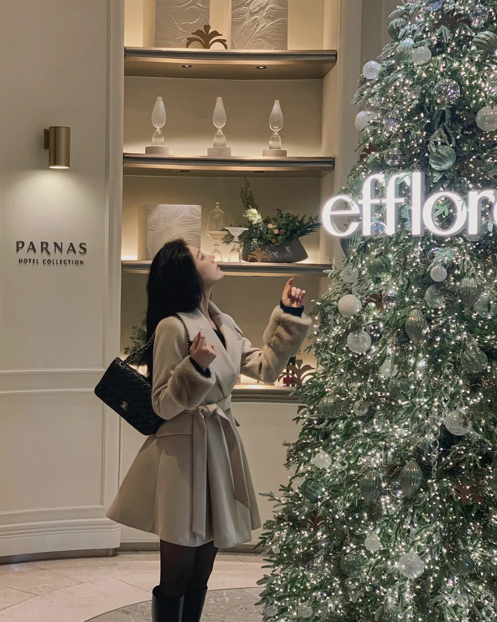 코트 모델 착용 이미지-S1L110