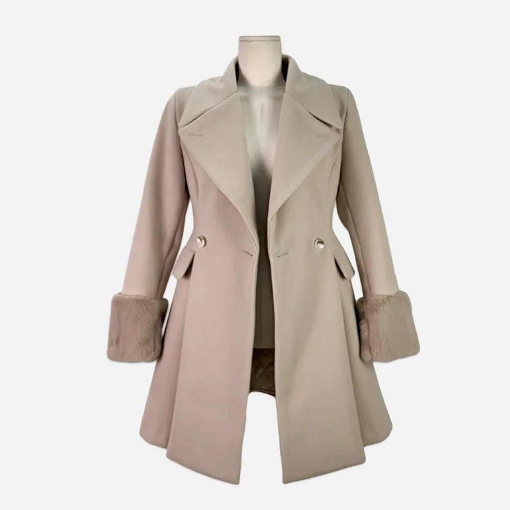 코트 크림 색상 이미지-S1L27