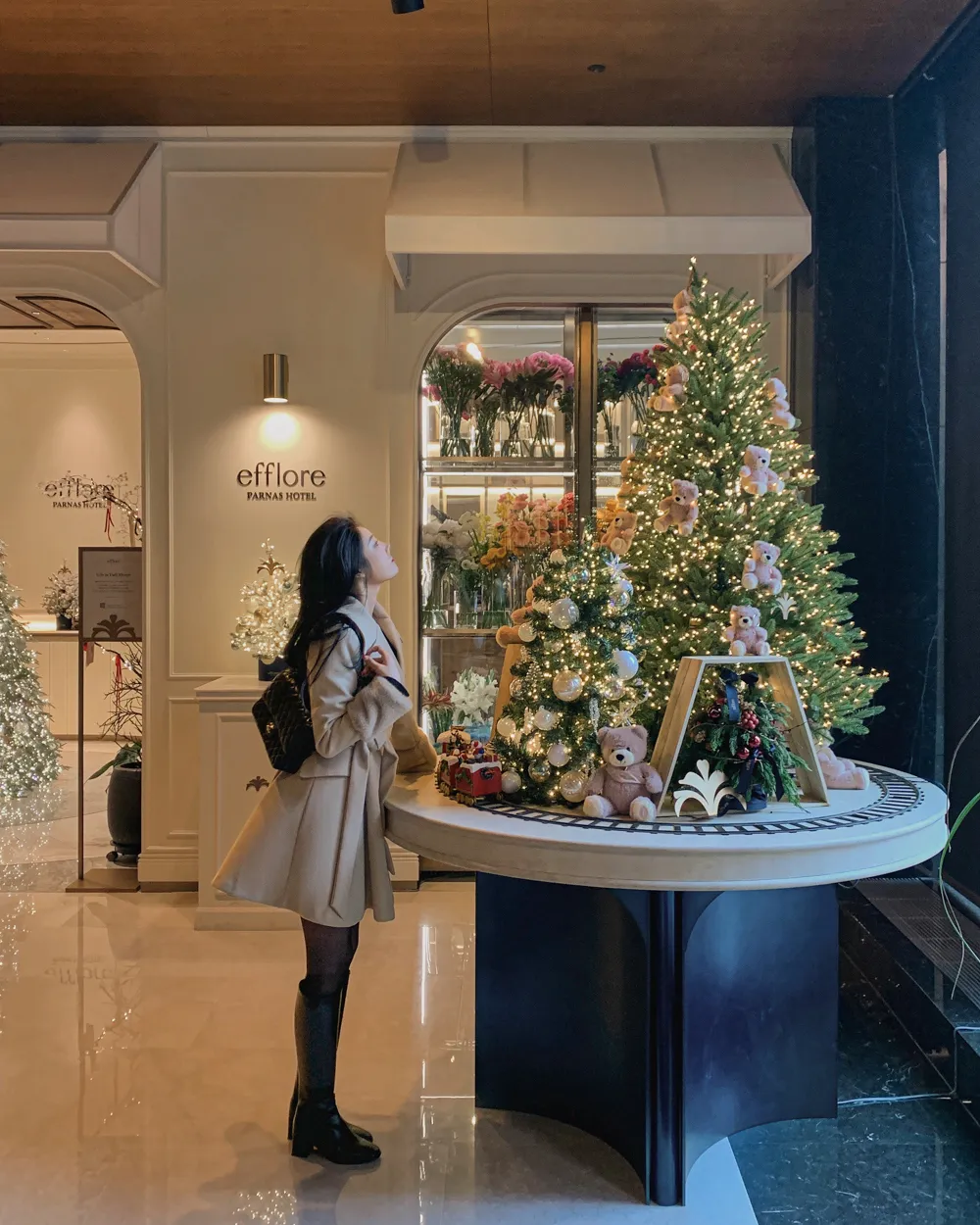 코트 모델 착용 이미지-S1L111