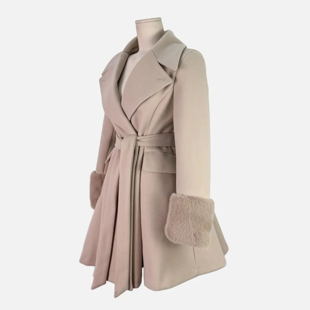 코트 크림 색상 이미지-S1L37