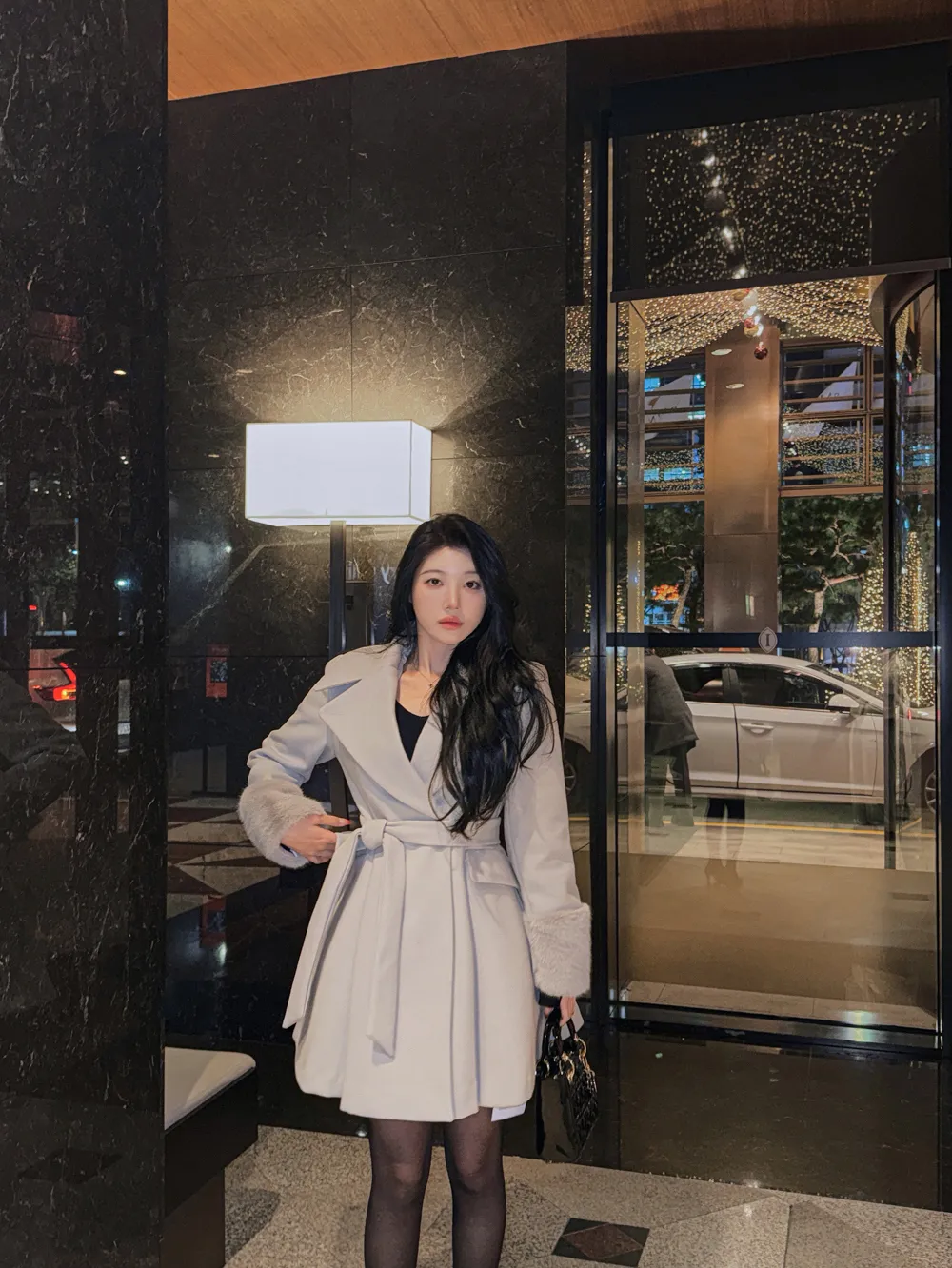 코트 모델 착용 이미지-S1L61