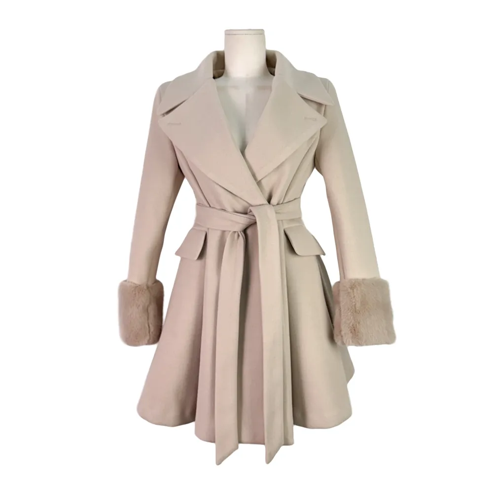 코트 크림 색상 이미지-S1L25