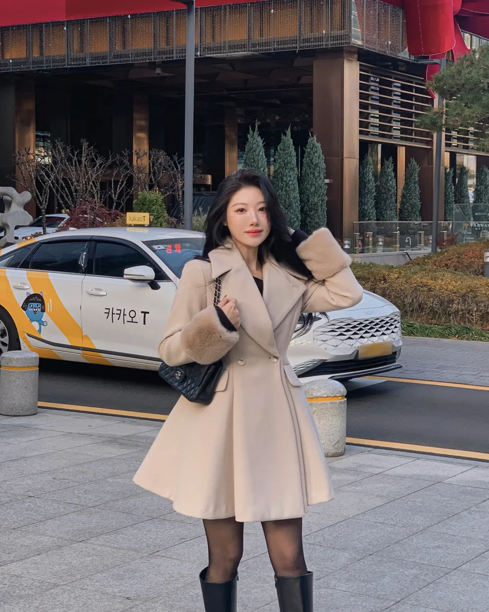 코트 모델 착용 이미지-S1L97