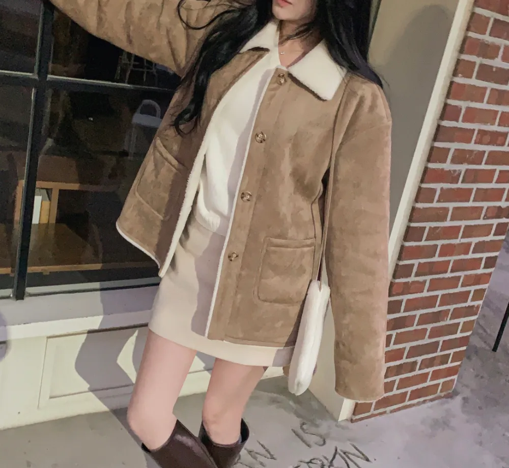 코트 모델 착용 이미지-S1L69