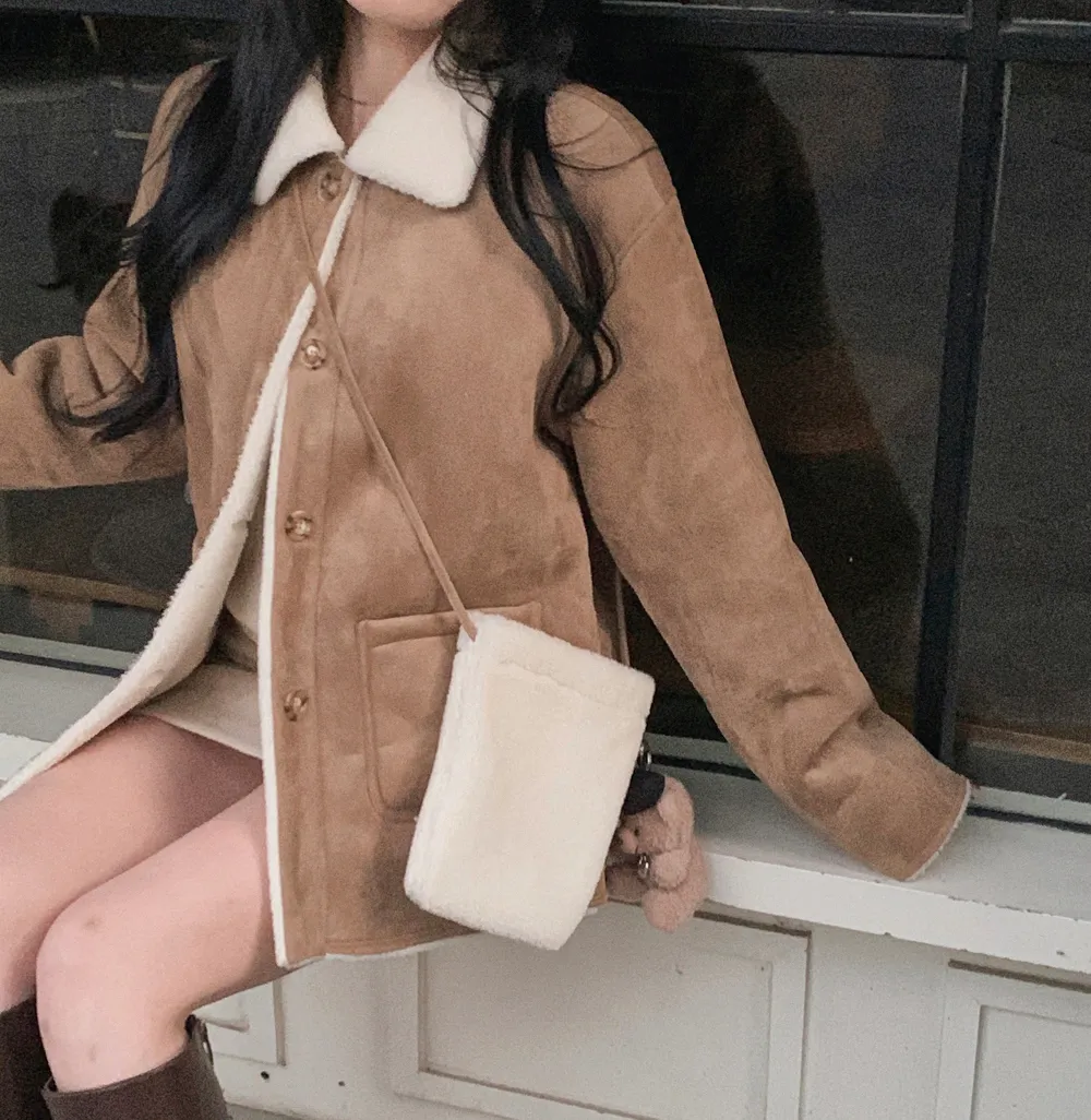 코트 모델 착용 이미지-S1L72