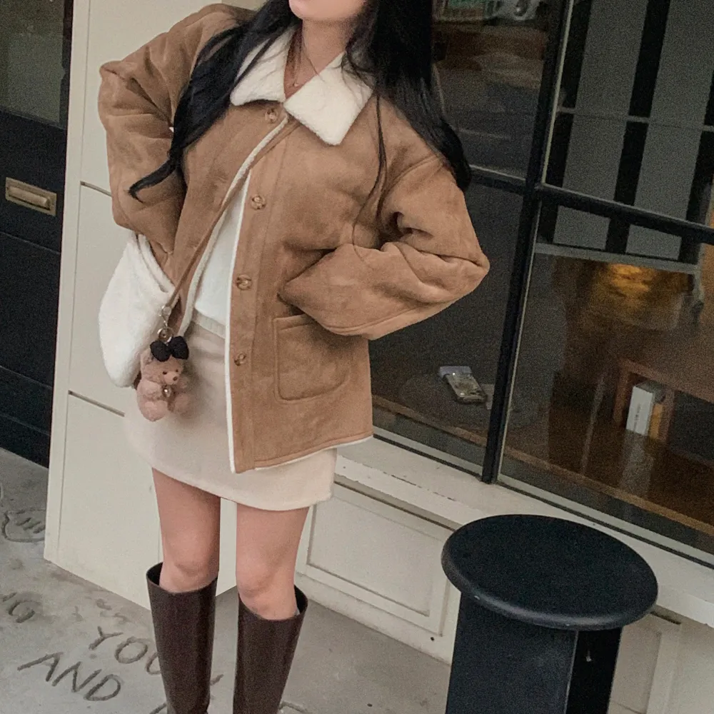 코트 모델 착용 이미지-S1L63