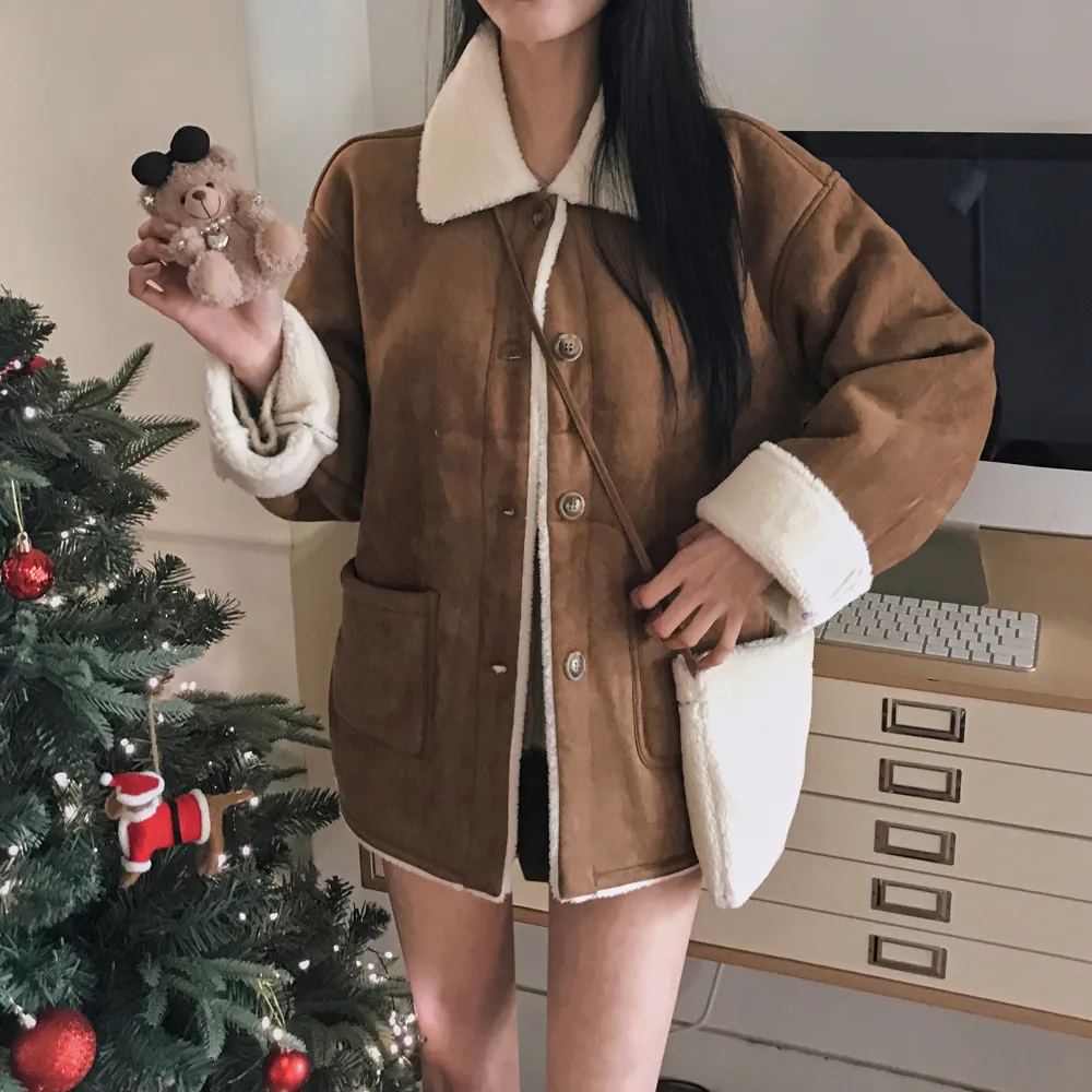 코트 모델 착용 이미지-S1L79