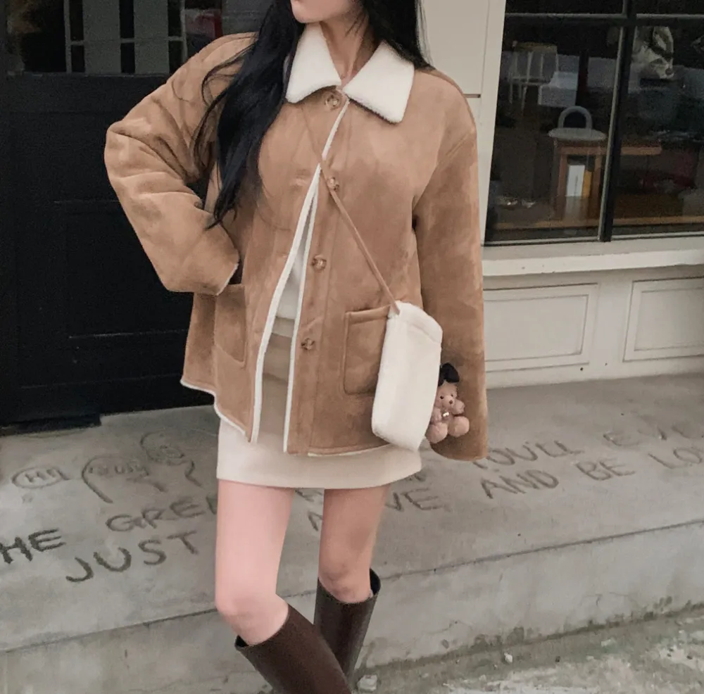 코트 모델 착용 이미지-S1L61