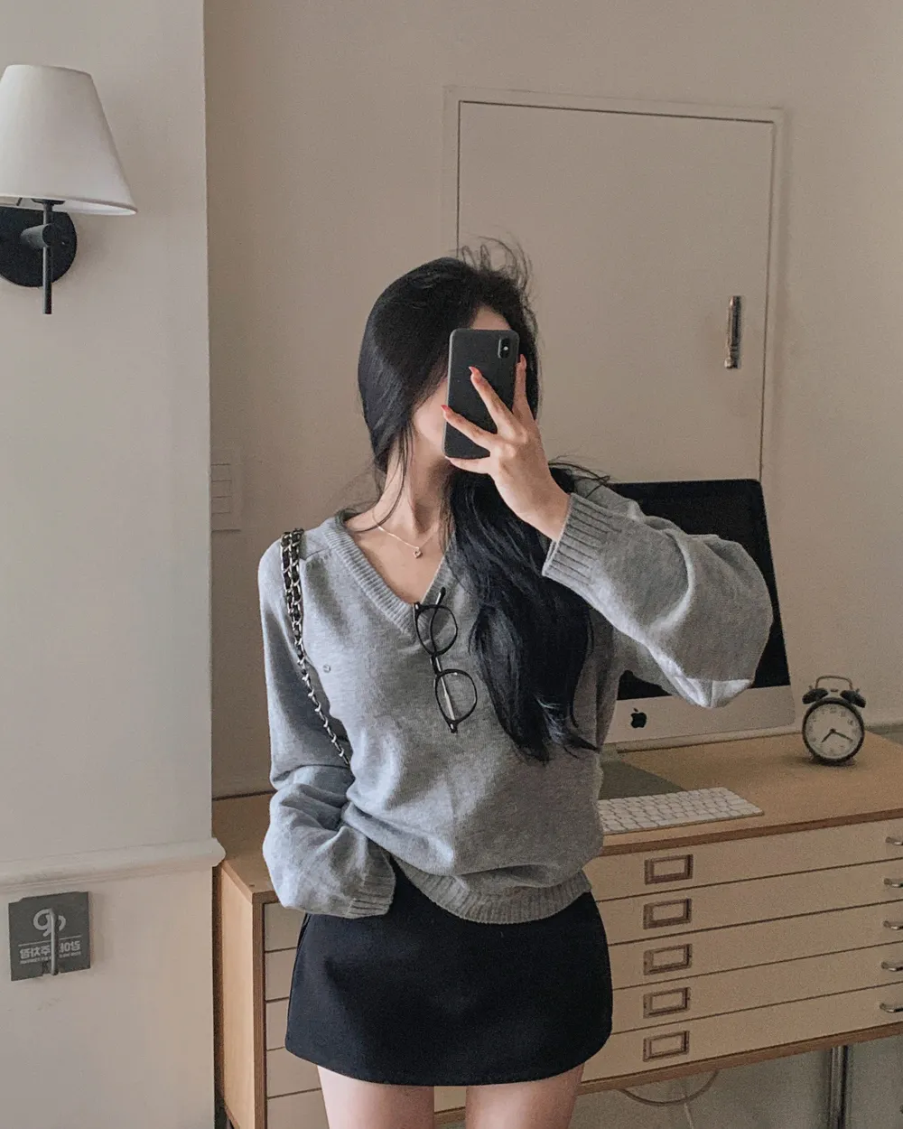 코트 모델 착용 이미지-S1L123