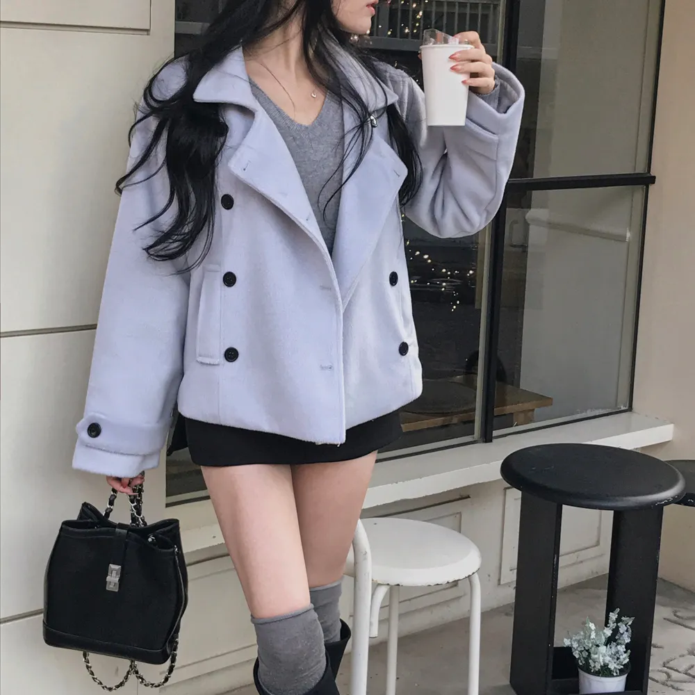 코트 모델 착용 이미지-S1L97