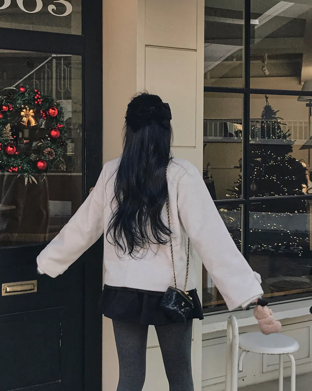 코트 모델 착용 이미지-S1L52