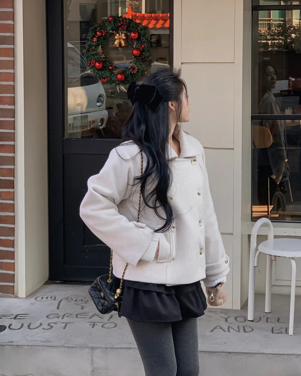 코트 모델 착용 이미지-S1L61