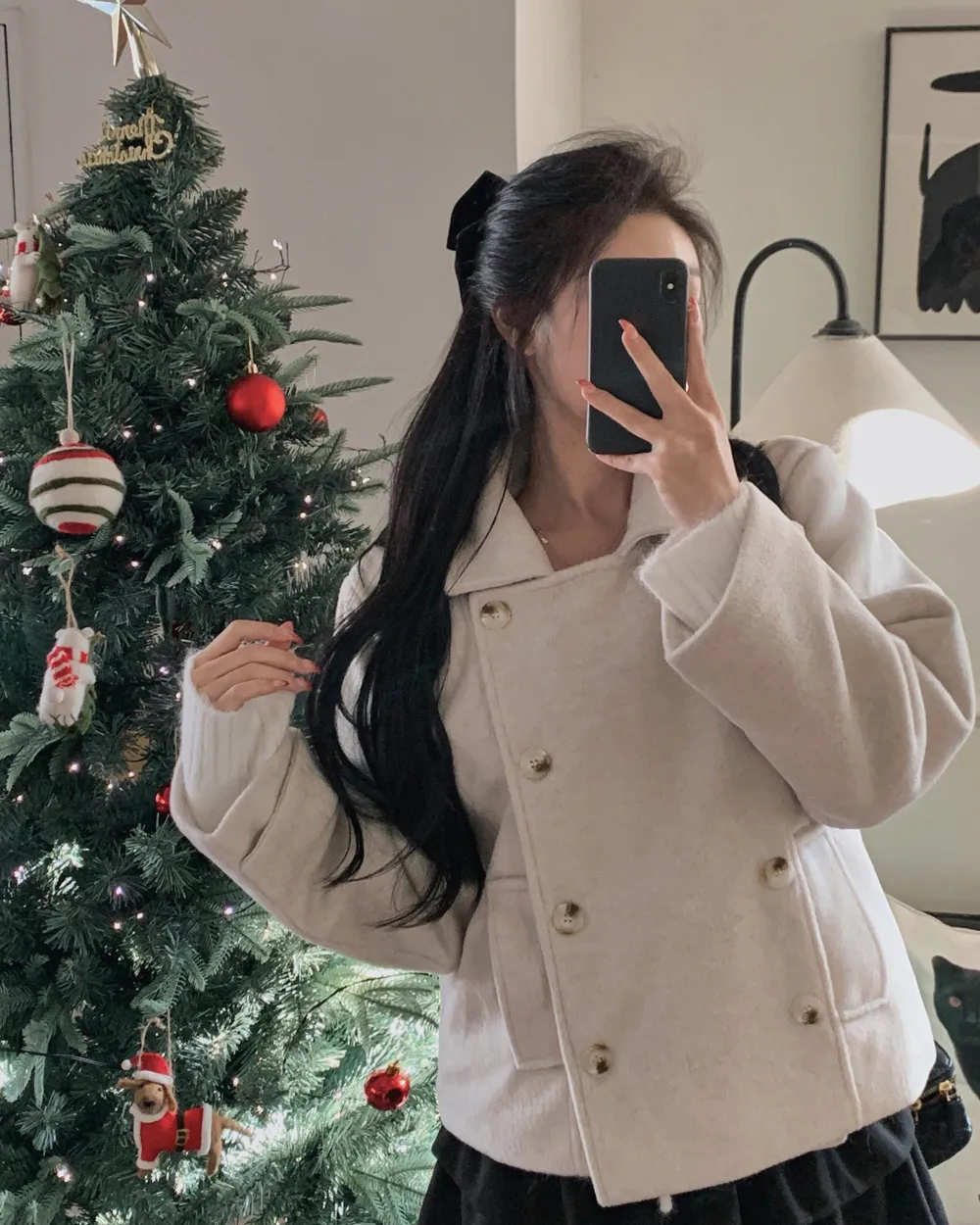 코트 모델 착용 이미지-S1L53