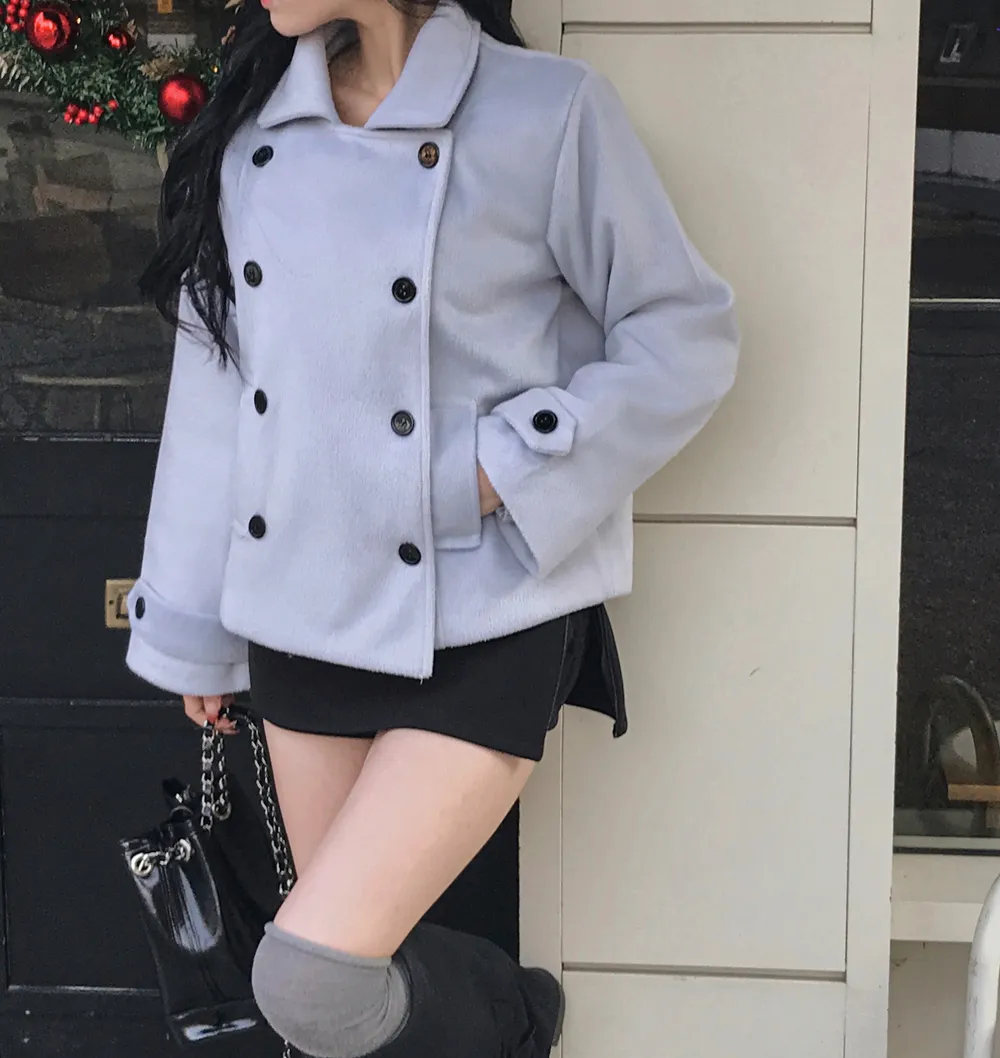 코트 모델 착용 이미지-S1L99