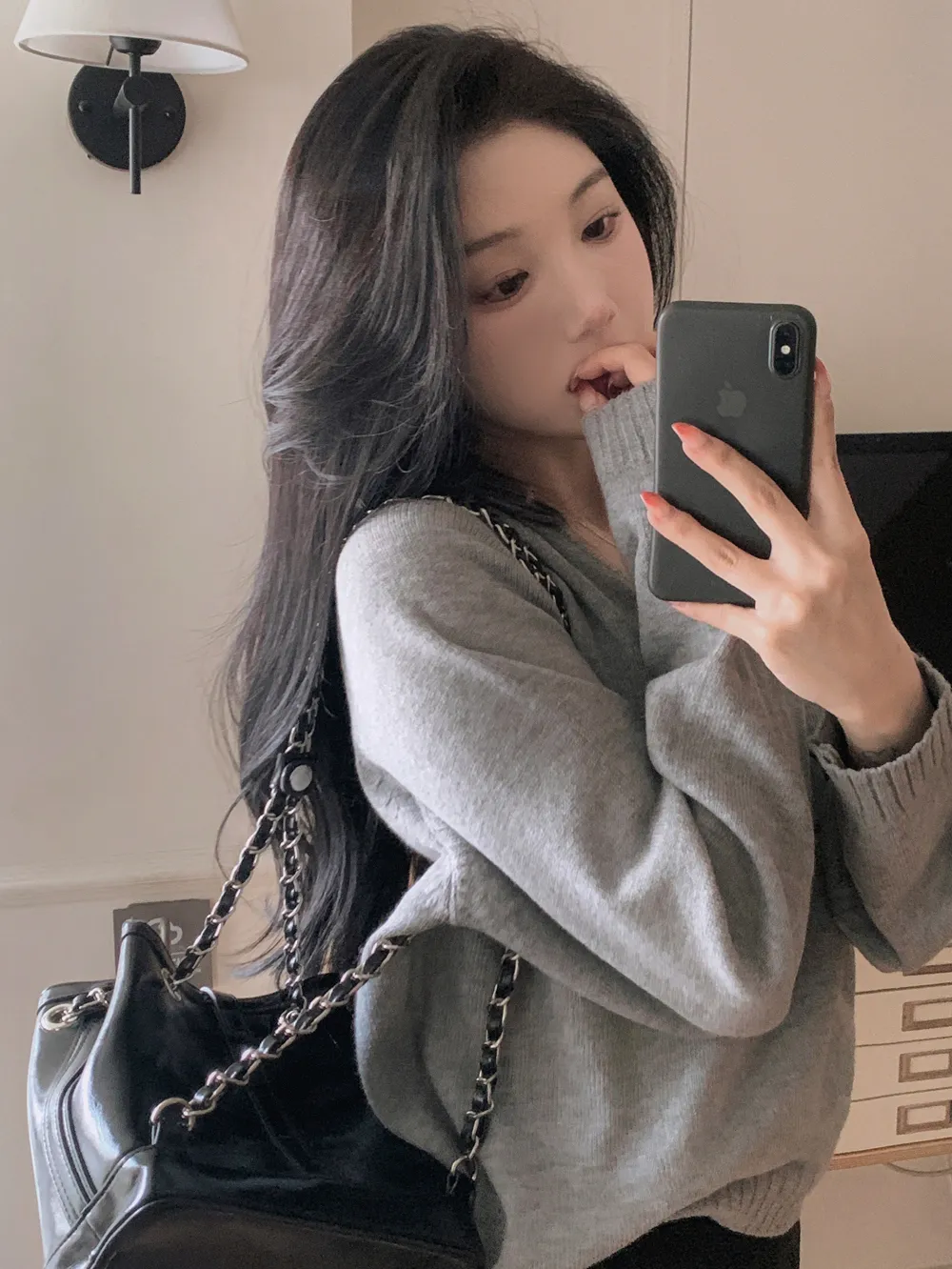 코트 모델 착용 이미지-S1L124