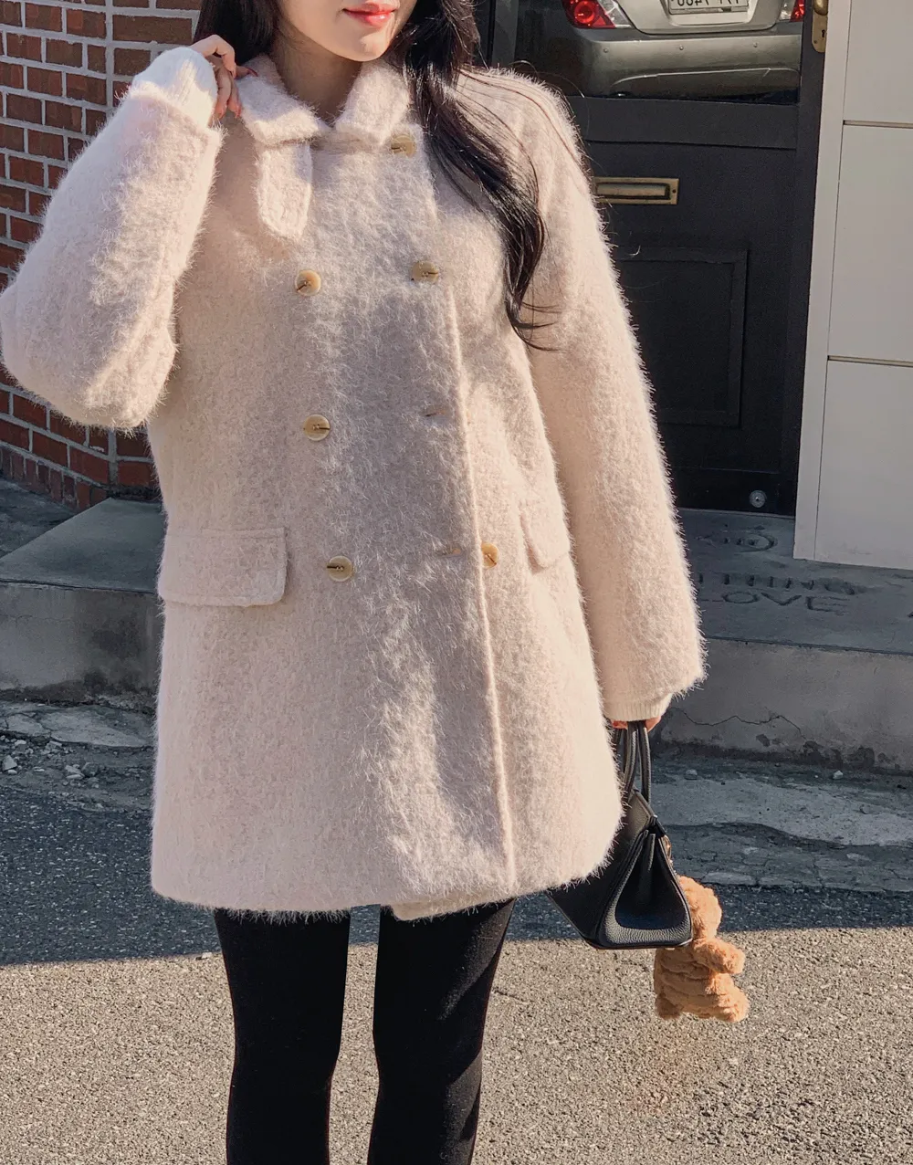 코트 모델 착용 이미지-S1L43