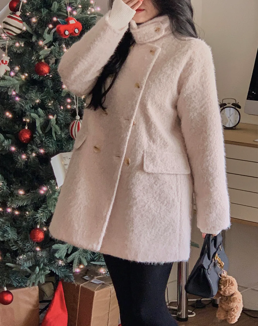 코트 모델 착용 이미지-S1L122