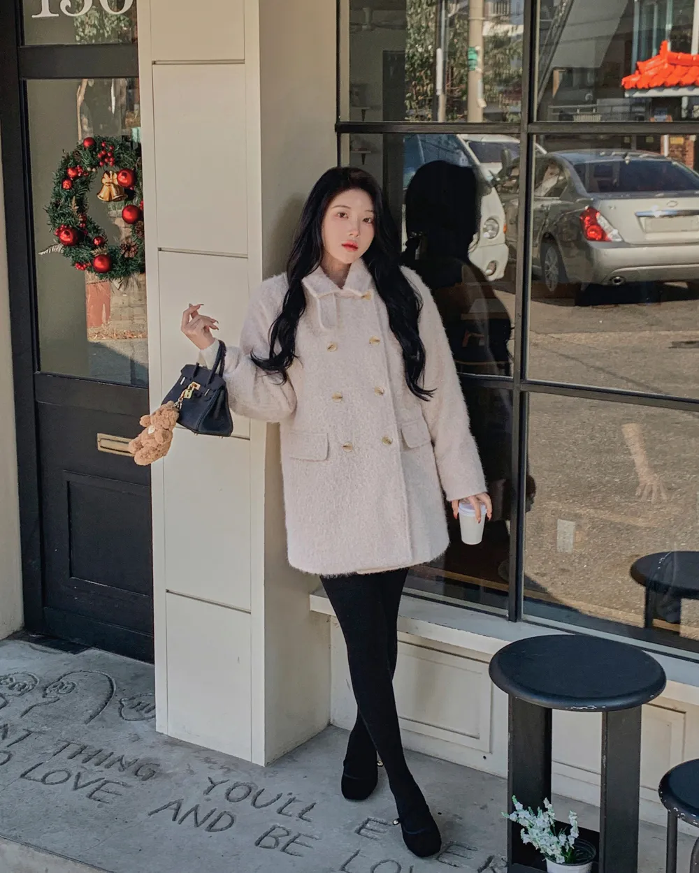 코트 모델 착용 이미지-S1L111