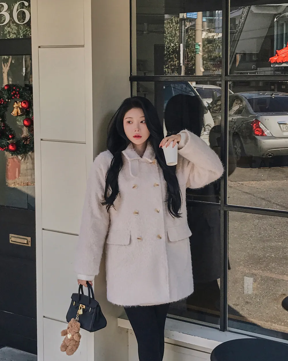 코트 모델 착용 이미지-S1L86