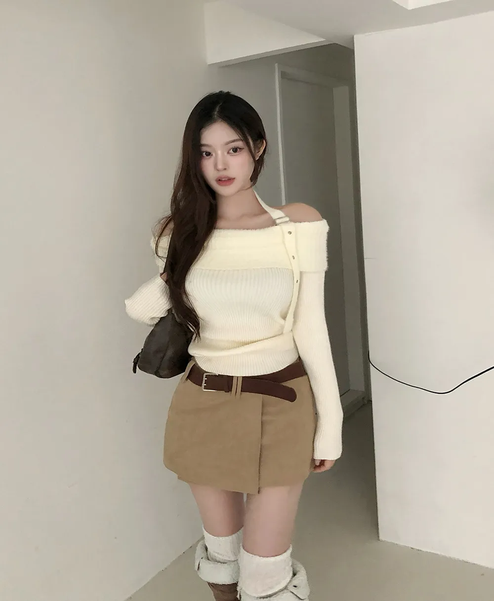 미니 스커트 모델 착용 이미지-S3L11