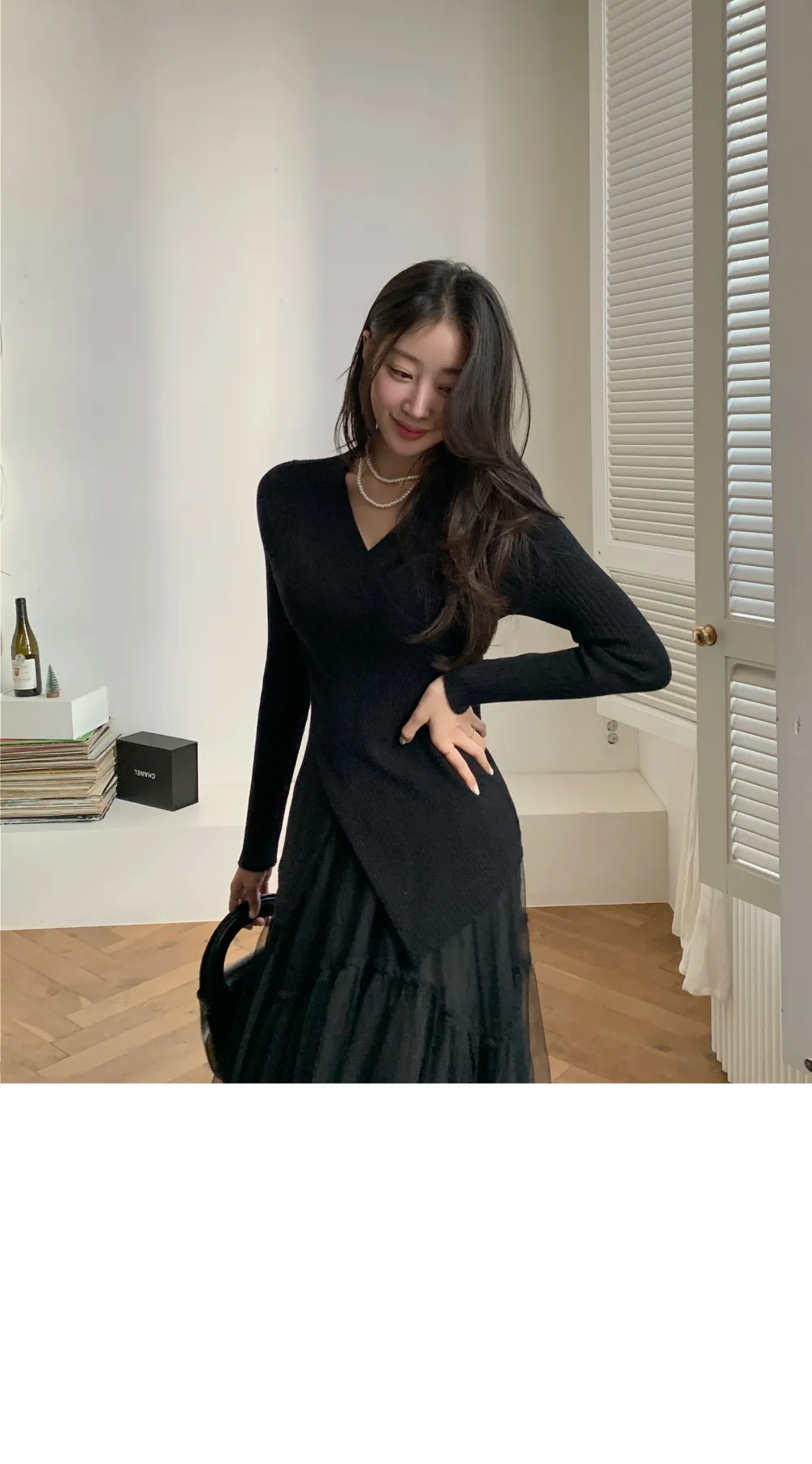 드레스 모델 착용 이미지-S4L17